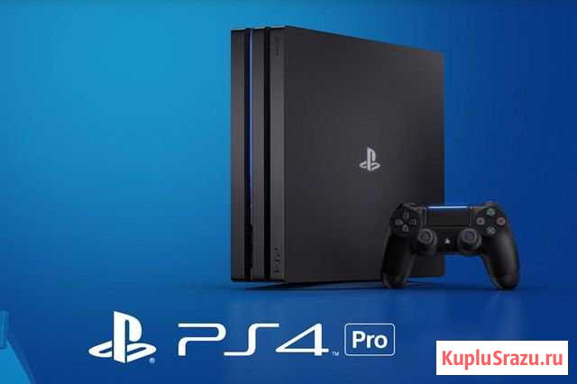 Практически Новая Sony Playstation4 PRO 1Tb+30 игр Ейск - изображение 1