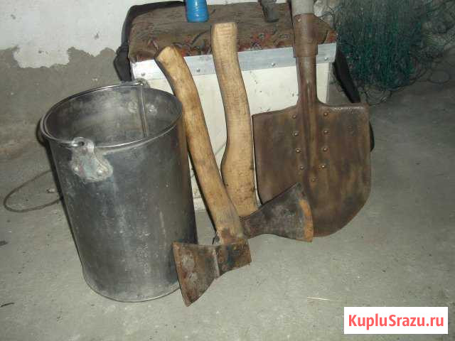 Котелок нержавейка топорик лопата Бийск - изображение 1
