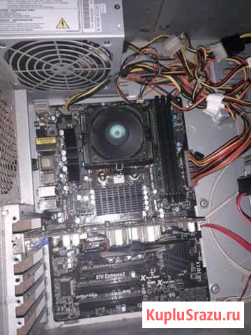 Материнская плата ASRock 970 extreme 3 + процессор Орехово-Зуево - изображение 1
