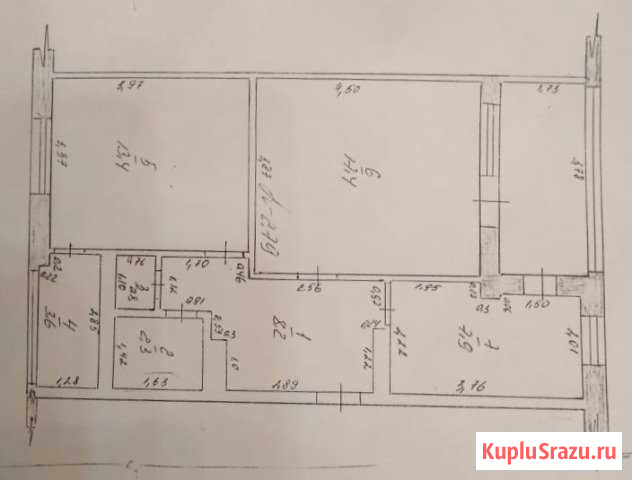 2-к квартира, 56.9 кв.м., 1/3 эт. Красный Яр - изображение 1
