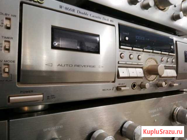 Дека 2-х касетная Teac W-860R Чита - изображение 1