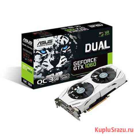 Видеокарта Asus GTX 1060 3Gb на гарантии Аша