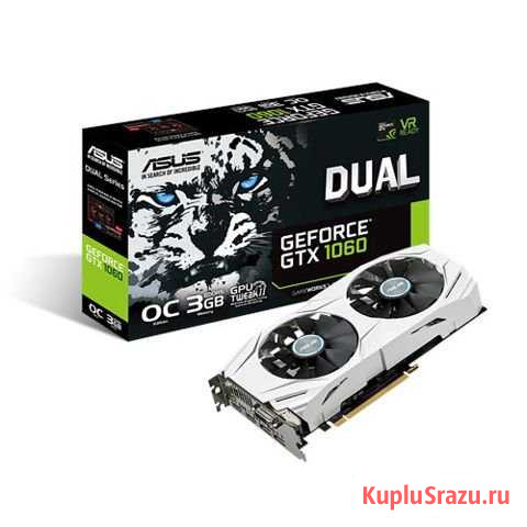 Видеокарта Asus GTX 1060 3Gb на гарантии Аша - изображение 1