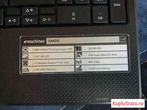 Ноутбук на запчасти Aser eMachines E642G Иваново