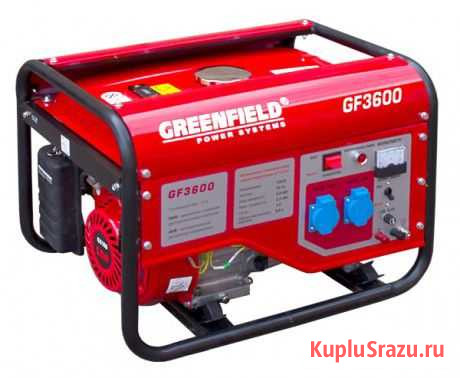 Бензиновый генератор Greenfield GF3600 Киров - изображение 1