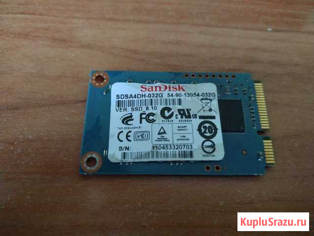 Mini-SATA SSD 32gb Томск - изображение 1
