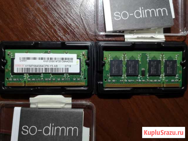 Оперативная память (ноутбук) So-Dimm DDR-2 2x512Mb Великий Новгород - изображение 1