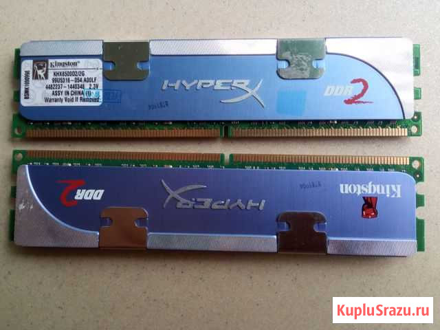 Модуль памяти рс2-8500 DDR2 1066 MHz 2x2 GB Выборг - изображение 1