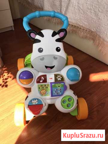 Ходунки каталка Зебра» Fisher Price Севастополь - изображение 1