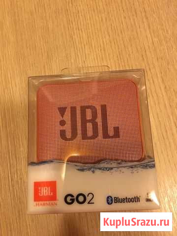 Портативная колонка JBL GO 2,красная Строитель - изображение 1