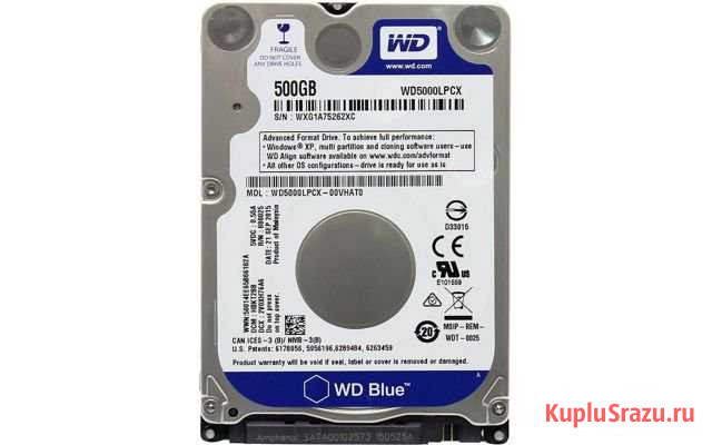WD blue для ноутбука (2.5 формат) Тверь - изображение 1