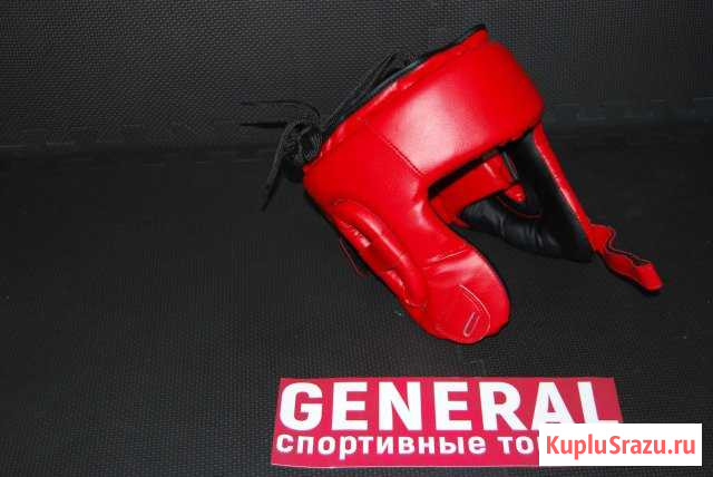 Шлем боксерский боевой красный D2 Калининград - изображение 1