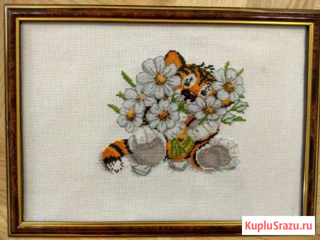 Вышивка Тигренок Калининград - изображение 1