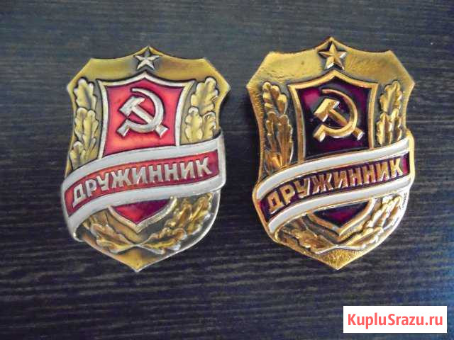 Значок Дружинник Курган - изображение 1
