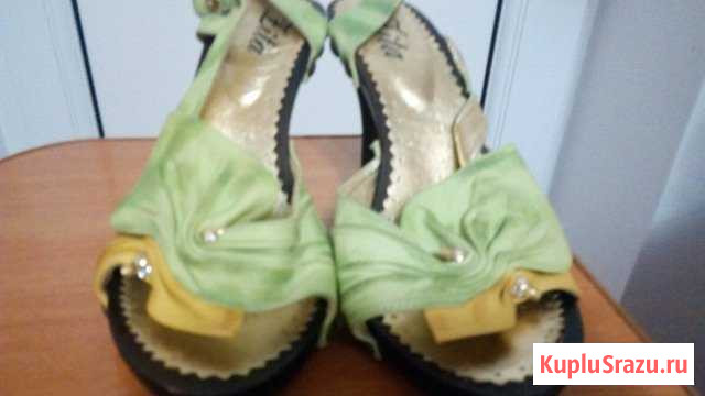 Кожанные босоножки Красногвардейское - изображение 1