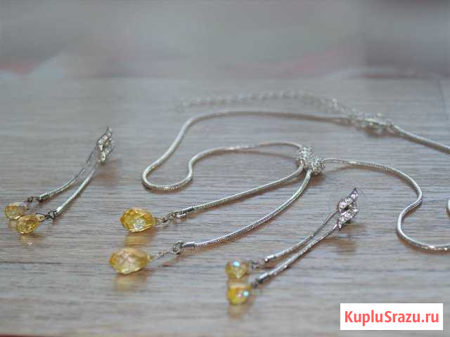 Колье и серьги с кристаллами Swarovski Керчь - изображение 1