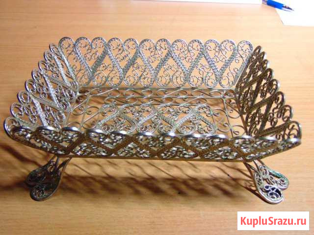 Конфетница скань СССР Ряжск - изображение 1