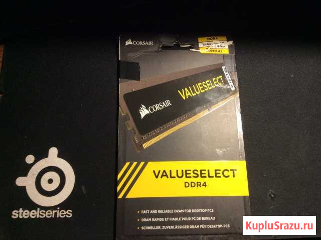 Память Corsair valueselect CMV4GX4M1A2133C15 Ставрополь - изображение 1