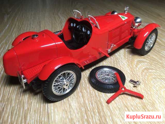 1/18 Alfa Romeo 8C 2300 Monza Rosso Corsa Bburago Ижевск - изображение 1