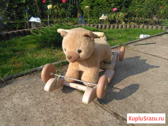 Качалка с креслицем Lider Kids Мишка с музыкой Домодедово - изображение 1