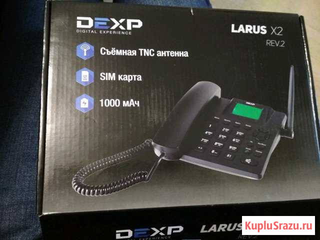 Стационарный GSM телефон dexp Larus x2 rev. 2 Агрыз - изображение 1
