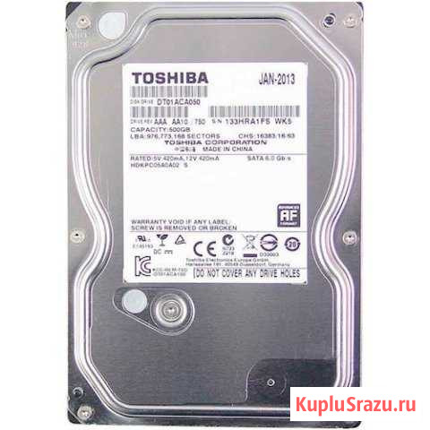 Жесткий дискToshiba 500 Gb (для пк) Ростов-на-Дону - изображение 1