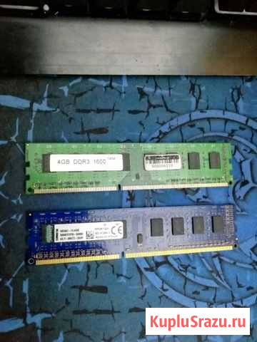 DDR3 1600гц 2x4gb Барнаул - изображение 1