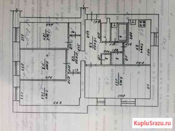 4-к квартира, 82 кв.м., 1/3 эт. Субханкулово