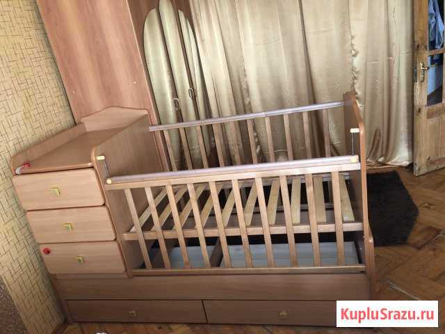 Детская кроватка с комодом Белгород - изображение 1