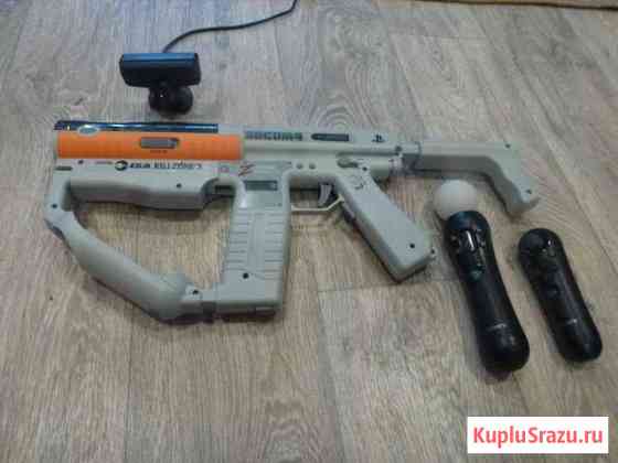 PS Move Sharp Shooter + камера и 2 контоллера Белгород