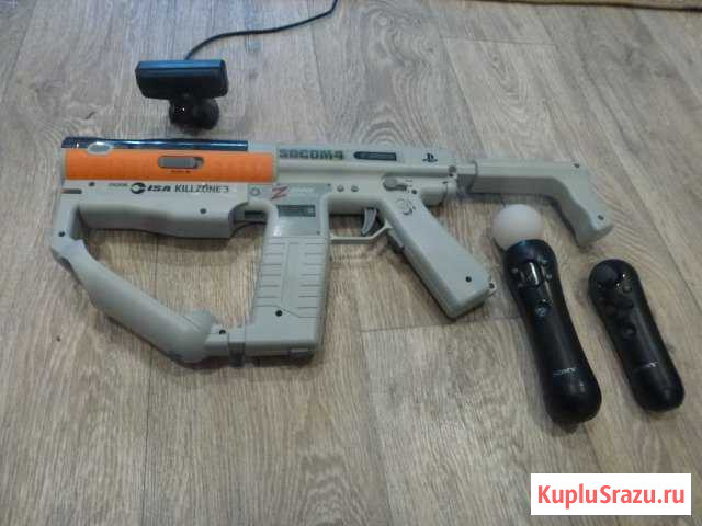 PS Move Sharp Shooter + камера и 2 контоллера Белгород - изображение 1