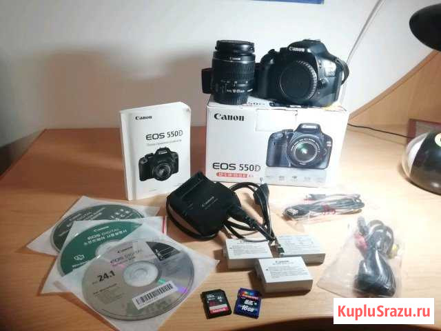 Фотоаппарат Canon 550d Старый Оскол - изображение 1