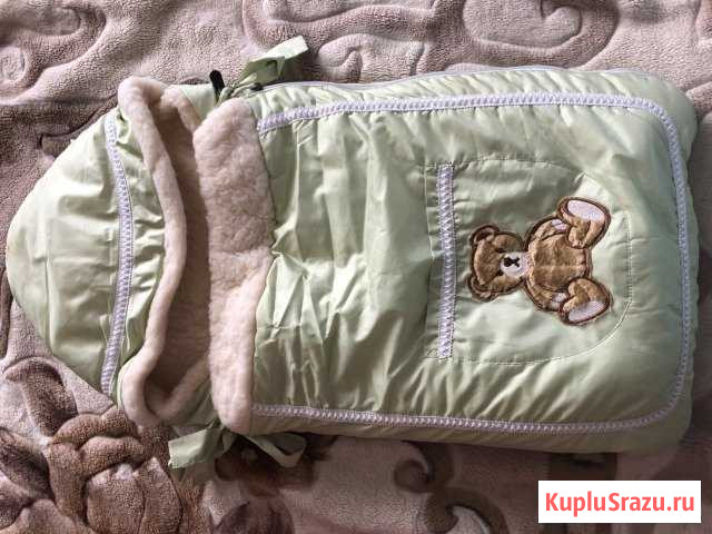 Конверт в коляску (овечья шерсть) Владимир - изображение 1