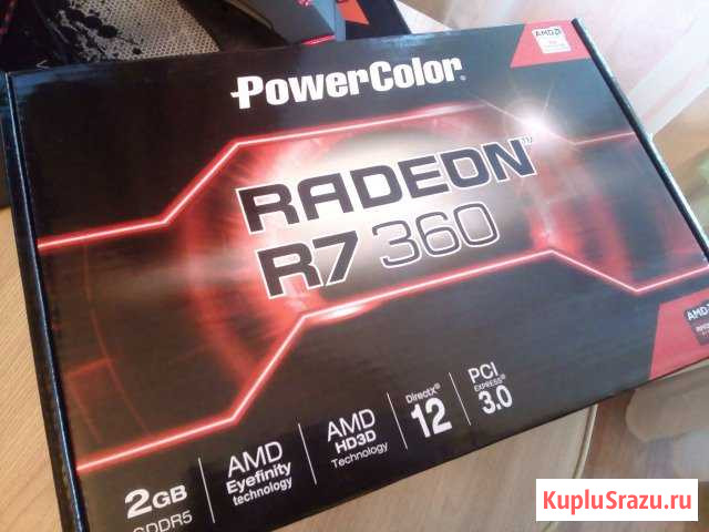 Power Color AXR7 360 2GBD5-DHE, R7 360, 2гб, gddr5 Череповец - изображение 1