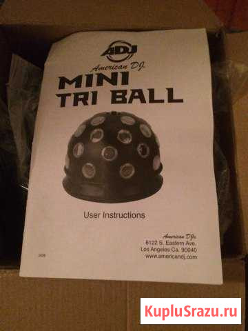 American Dj mini tri ball Прохладный - изображение 1