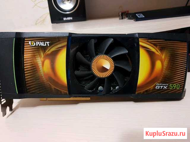 Видеокарта Palit GTX 590 Усолье-Сибирское - изображение 1