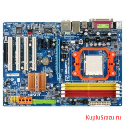 Материнская плата бу gigabyte GA-M52S-S3P SocketAM Киров - изображение 1