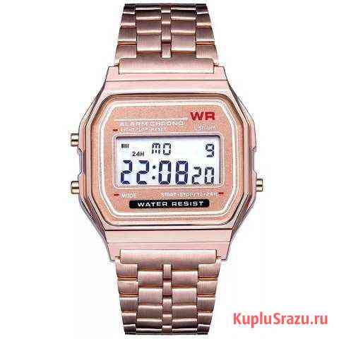 Часы Casio pink gold unisex (новые) Инта