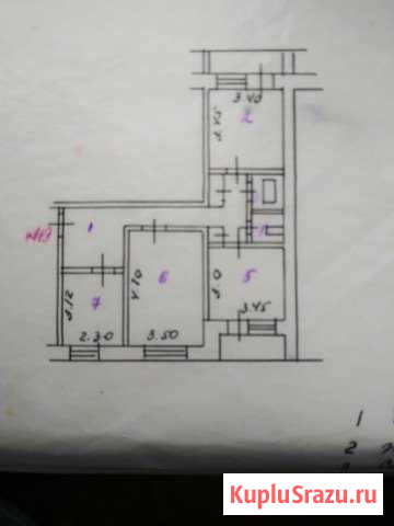 3-к квартира, 68 кв.м., 5/9 эт. Курчатов - изображение 1