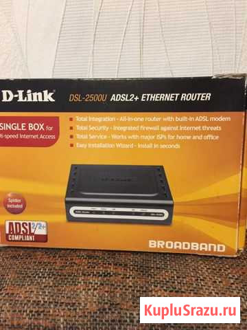 Роутер DSL-2500U adsl2+ethernet router Кола - изображение 1