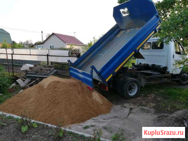 Газель самосвал 1-3куба песок щебень грунт Обнинск - изображение 1
