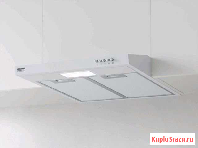 Вытяжка Krona Jessica slim 600 white push button Курск - изображение 1