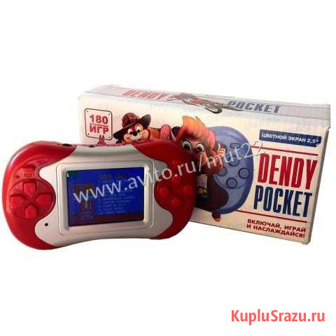 Dendy Pocket + 180 игр (Портативная) Комсомольск-на-Амуре - изображение 1