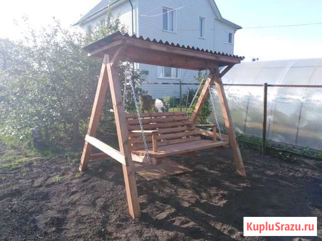 Качели садовые, дачная мебель Пермь - изображение 1