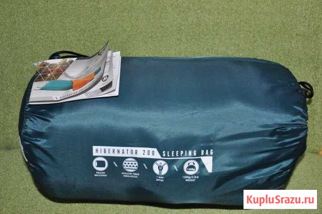 Спальный мешок Hibernator 200 190х84см,от9Cдо13C Тула - изображение 1