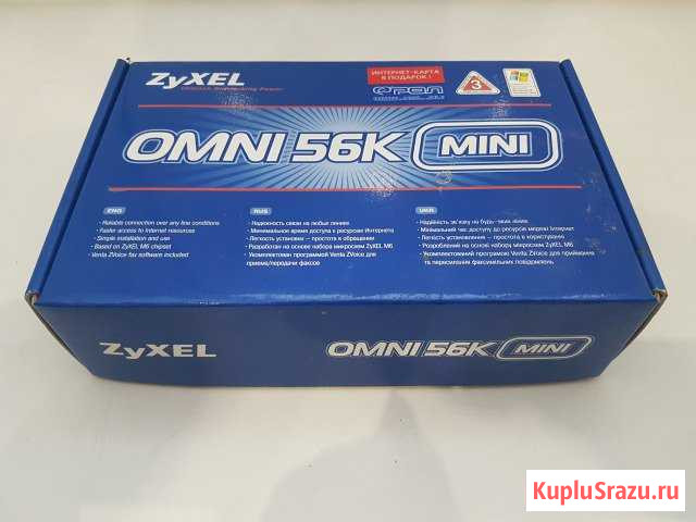 Аналоговый модем zyxel omni 56K mini Комсомольск-на-Амуре - изображение 1