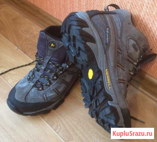 Коженые, зимние ботинки merrell Нижневартовск - изображение 1
