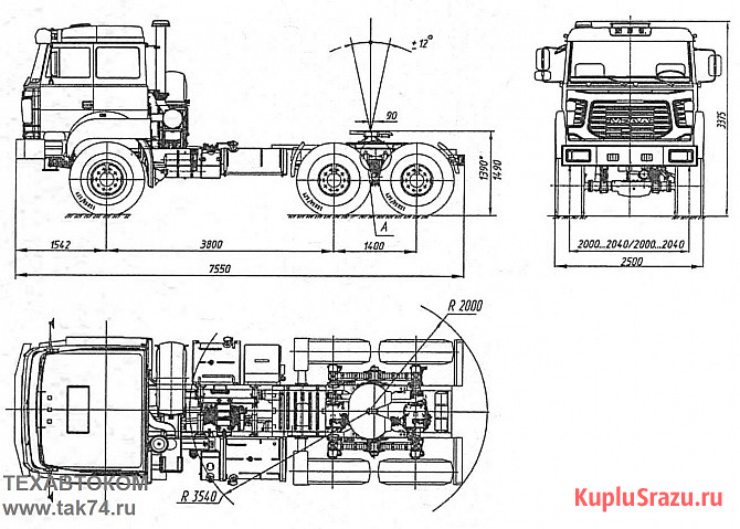 Шасси Урал 4320-4972-80Е5 (2021 г.в., новое б/проб) Ханты-Мансийск - изображение 3