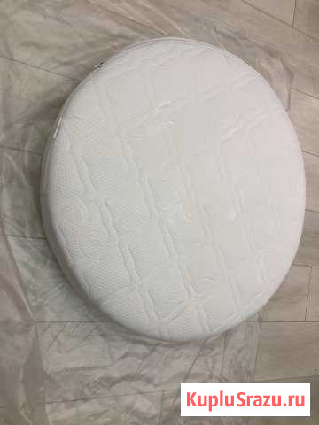 Матрас круглый Plooma Baby Ova 75x75 + наматрасник Москва - изображение 1