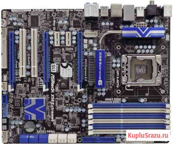Топовая материнка от Asrock x58 Extreme6 + i7-950 Котельники